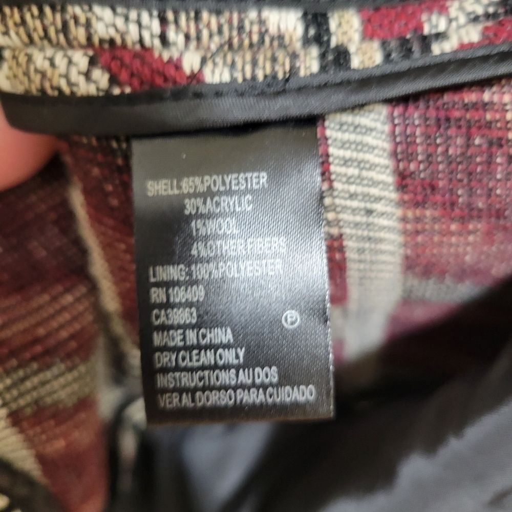 Tahari Tweed Jacket Blazer Size 8 Women Multicolor - Picture 7 of 7